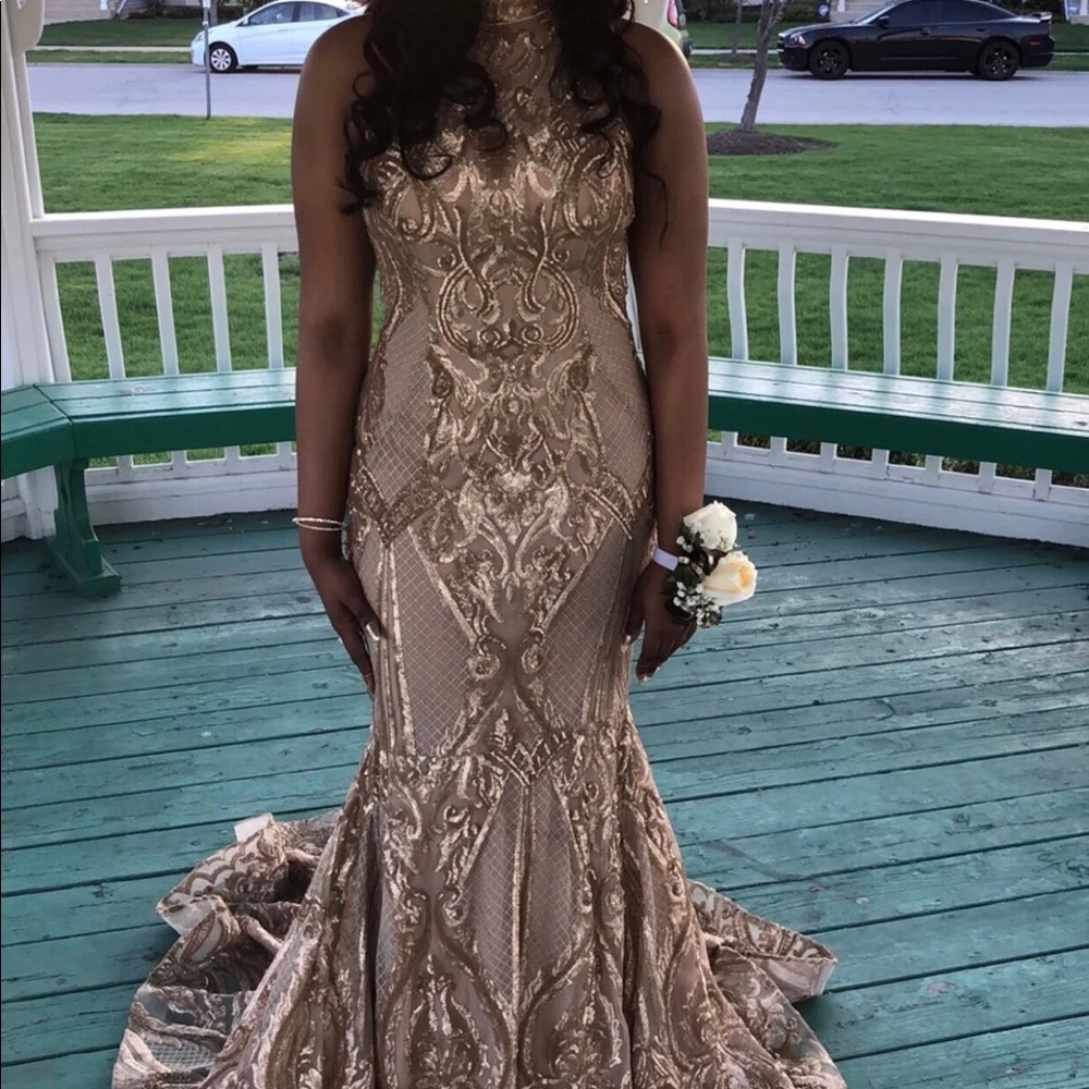 Gold Prom Dress